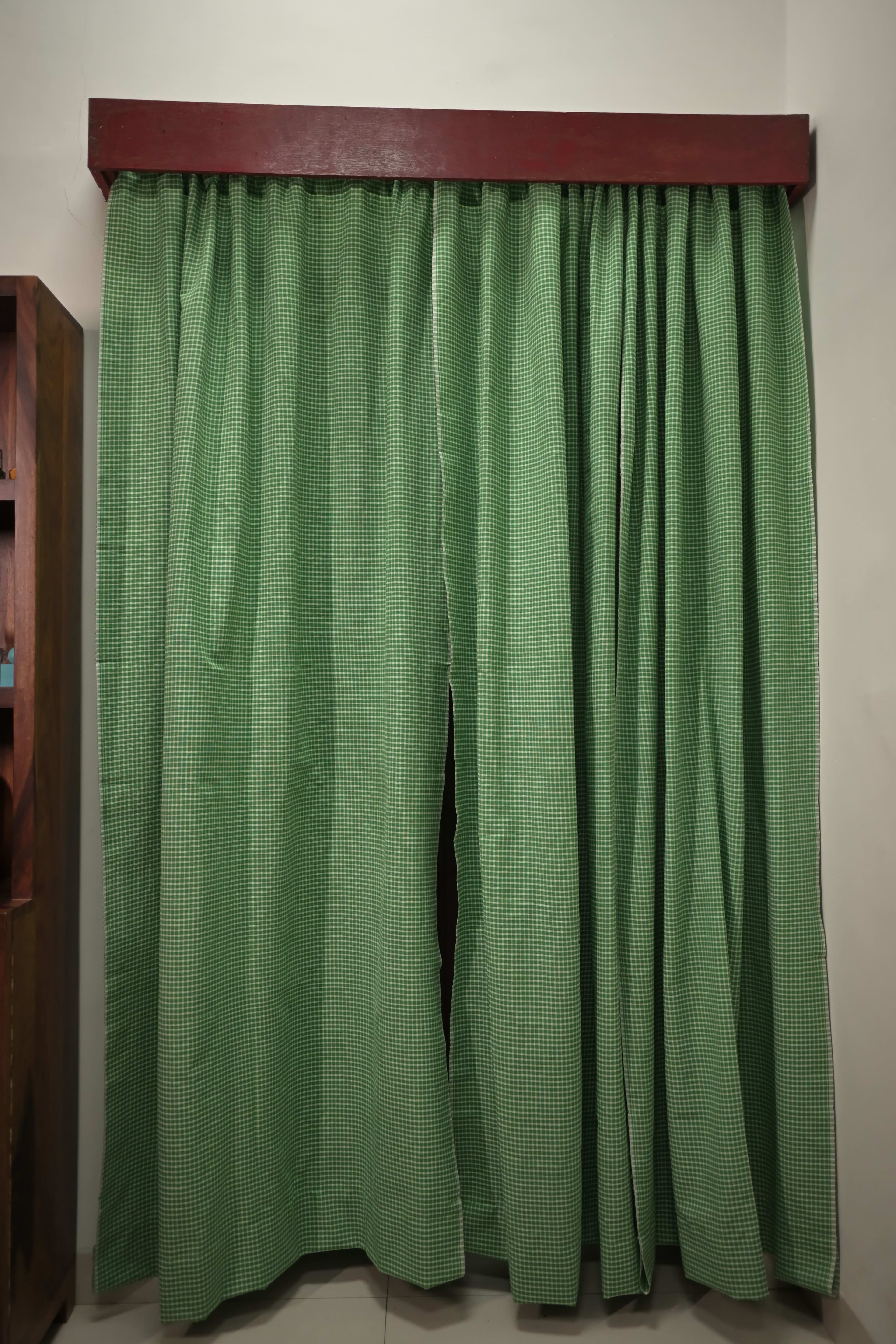 Cotton Curtain (Green)