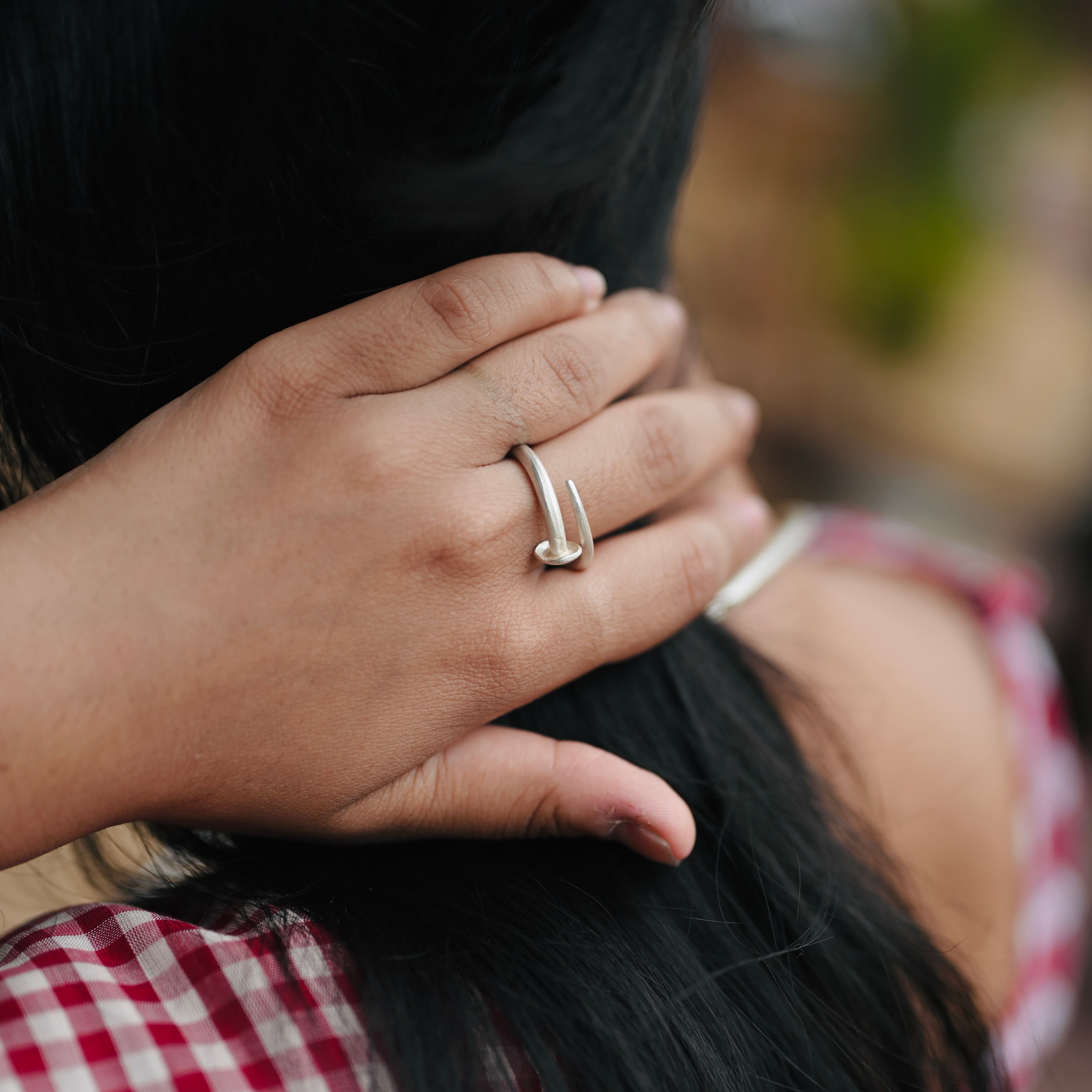 Kanti (किल) Silver Ring