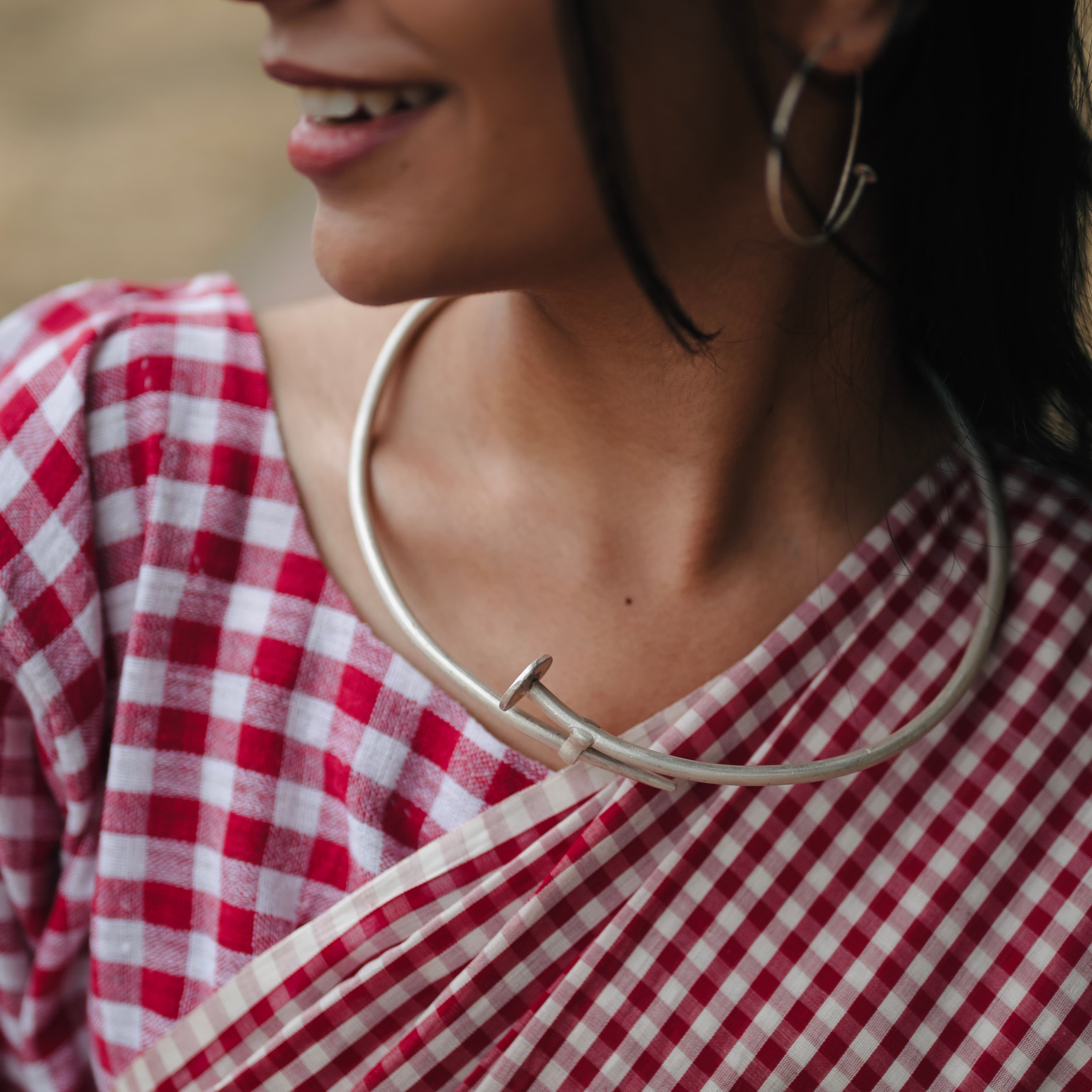 Kanti (किल) Silver Necklace