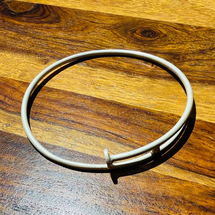 Kanti (किल) Silver Thin Bracelet